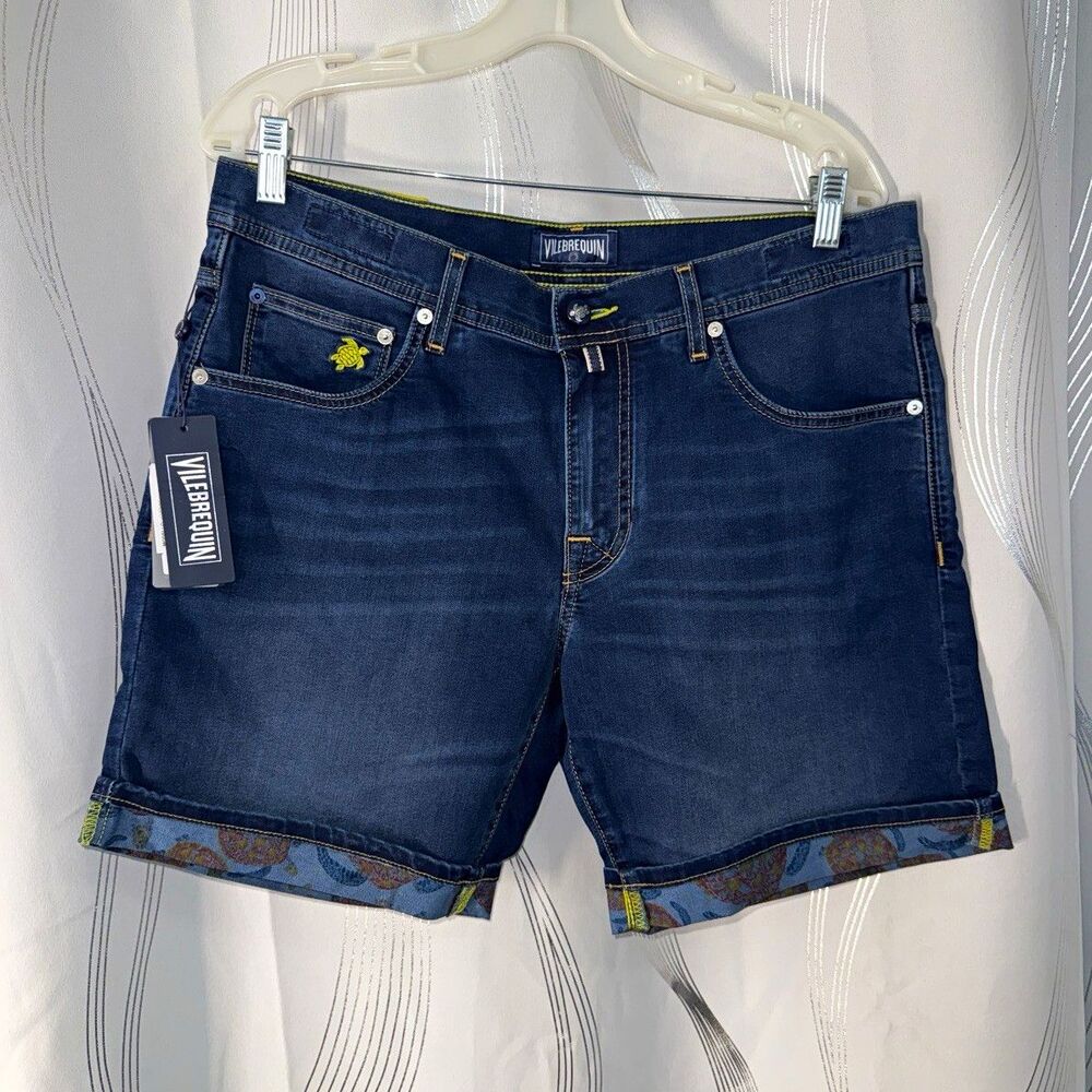Vilebrequin Men’s Blue Denim Shorts size 34